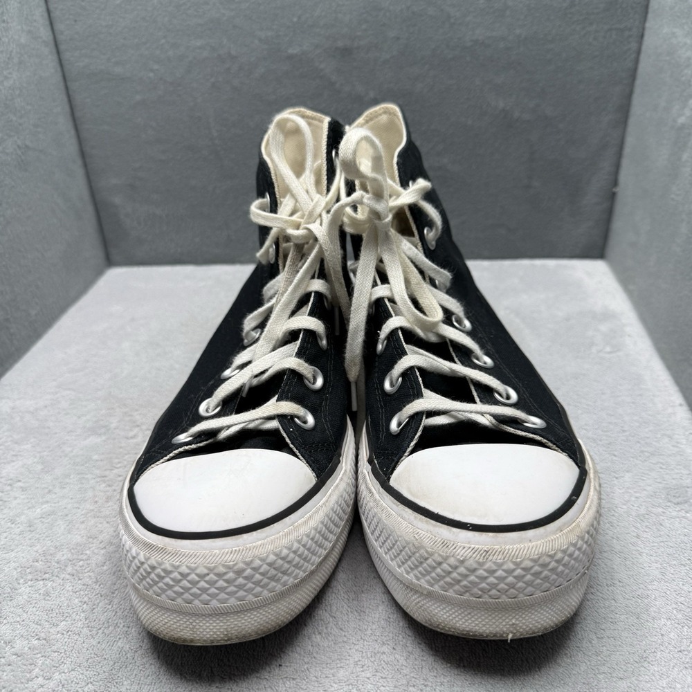 Converse Chuck Taylor All Star Lift Platform High Top Black Women's Size 8 - Picture 6 of 10